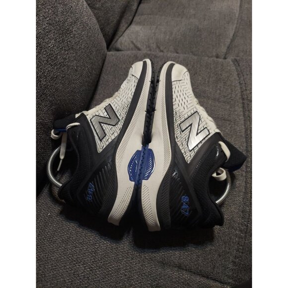 NEW BALANCE 847 V4 MENS SIZE 9 WHITE/Black MESH WALKING SNEAKER SHOE - Picture 5 of 9